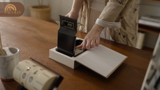 Chinoiserie Diversion Book Safe Storage Box (Size 8.7